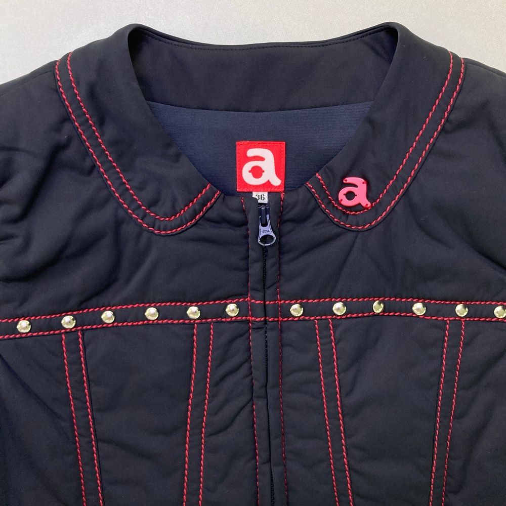 ARCHIVIO アルチビオ　セットアップ　ダウン　中綿　ゴルフ　上下　38 M サイズ：36 ARCHIVIO アルチビオ 中綿 ジップワンピース ブラック系