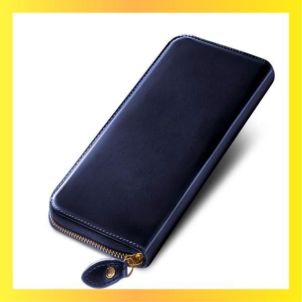 ネイビー [グレヴィオ] 一流 の 財布 職人 が 作る 長財布 長財布 本革 メンズ 財布 メンズ 長財布 人気ブランド 人気