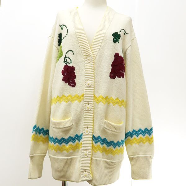 MUVEIL ネコモチーフ カーディガン MA92KCD002 綿・アクリル 猫  