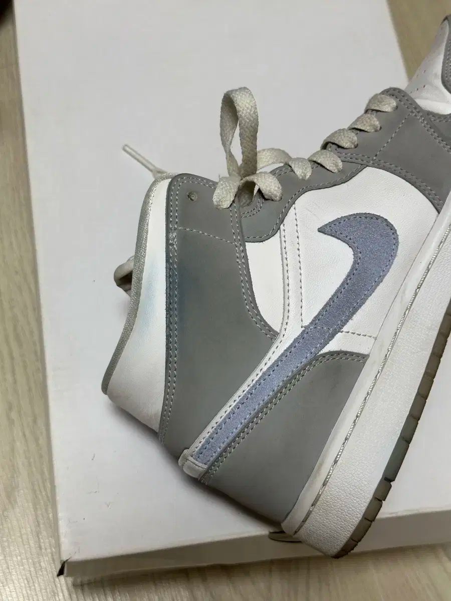 【毎日厳選 】 ジョーダン 1 ミッド ウルフグレー 毎日履ける