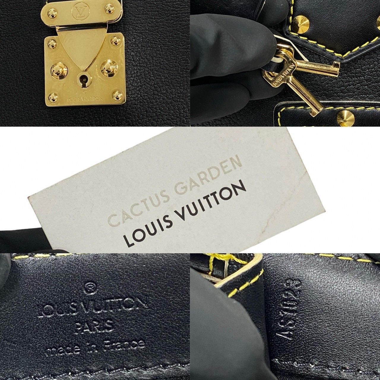 極 美品 LOUIS VUITTON ルイヴィトン スハリ ファビュロー ロゴ 金具 