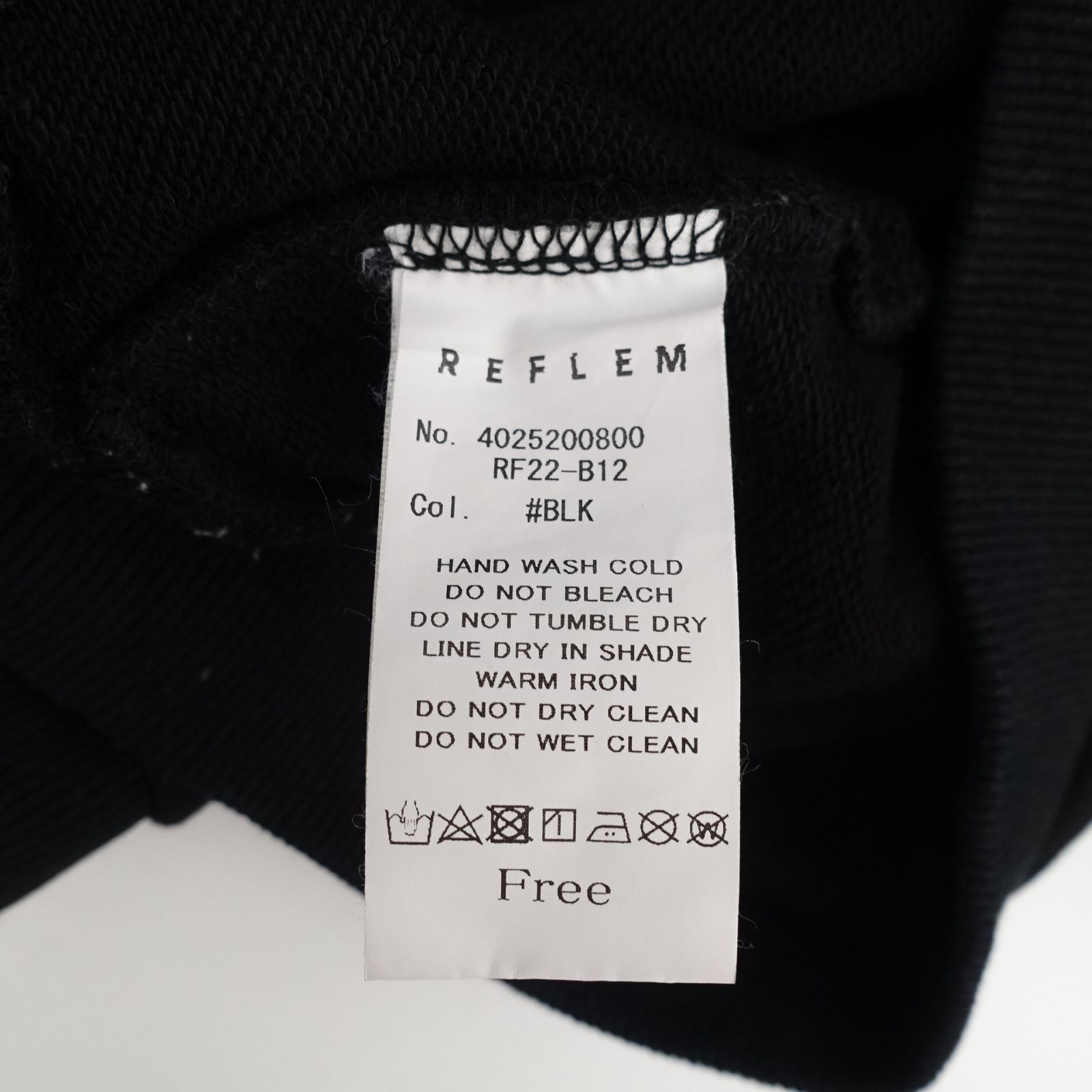 REFLEM ショルダーZIPバルーンBIG PO /プルオーバースウェット