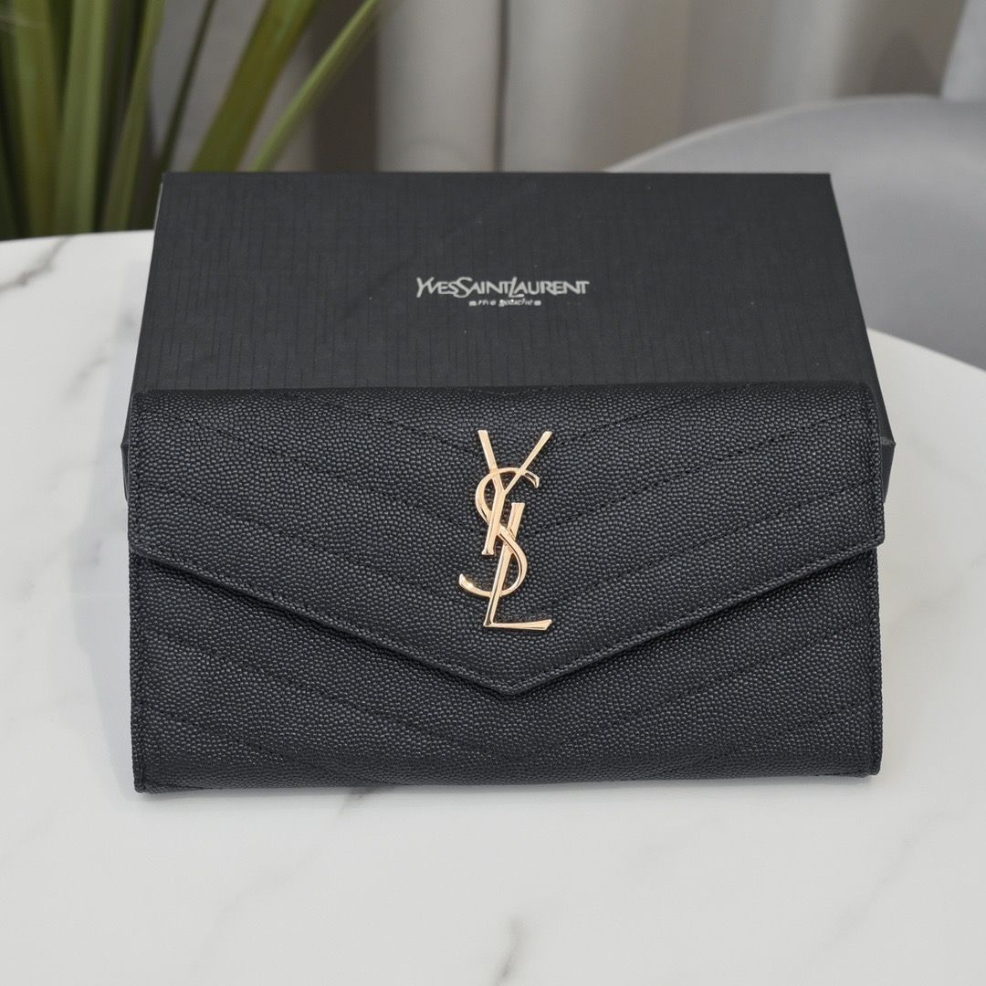 超美品✨Saint Laurent サンローラン長財布ブラック