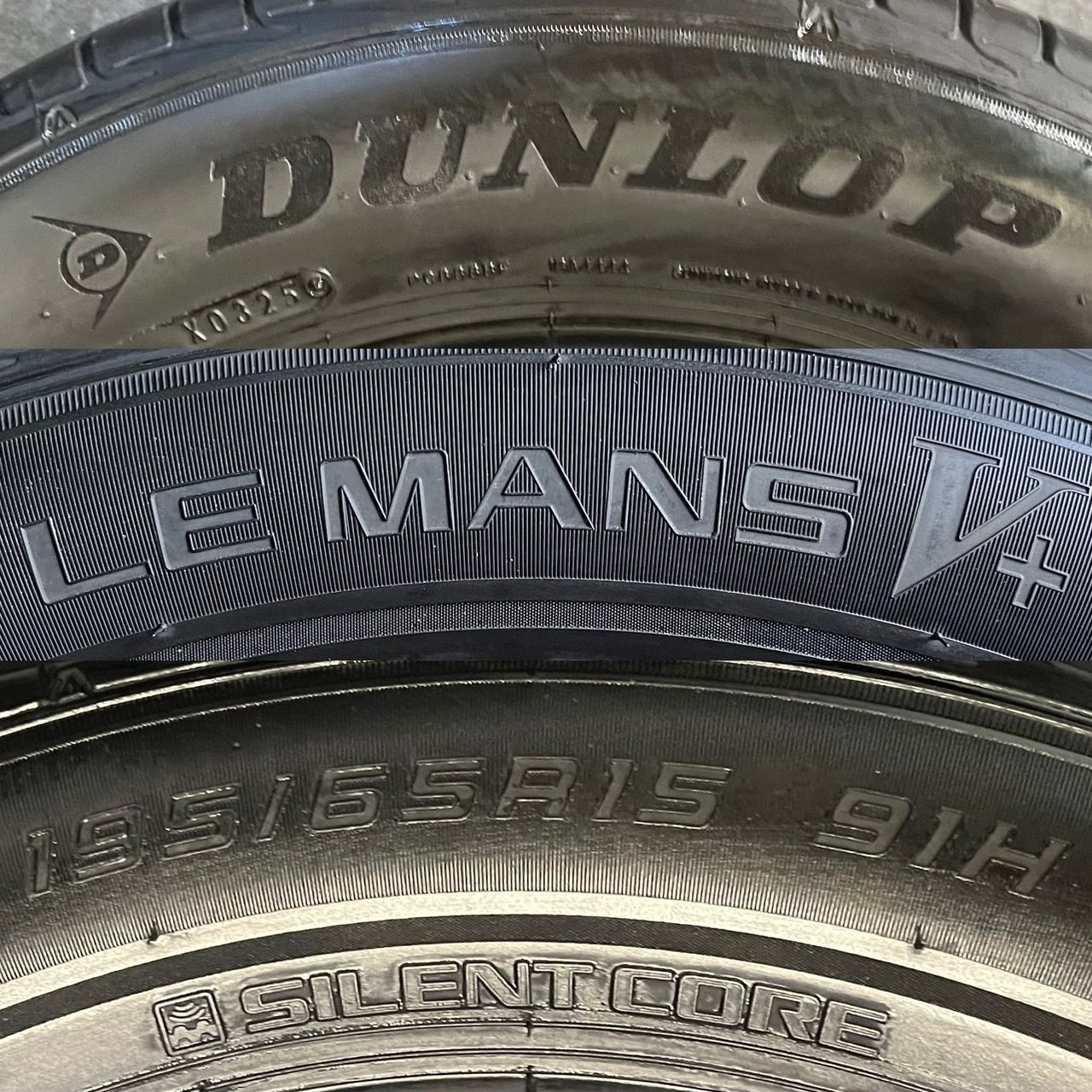 2025 製 約8～9.9分山 ダンロップ DUNLOP ルマン LE MANS V 195 65R15 4本 h_417 FFCRYSTALESIA_COM
