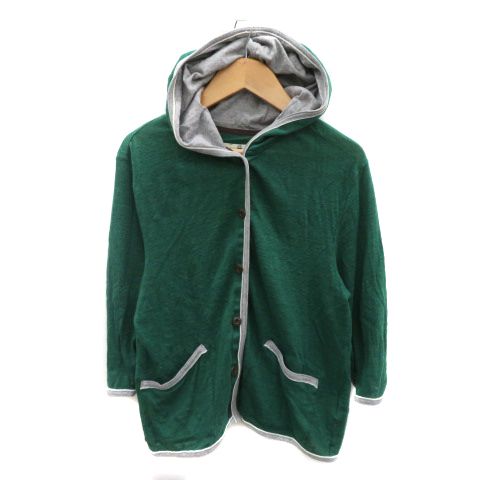 ジーンナッソーズフードカーディガン