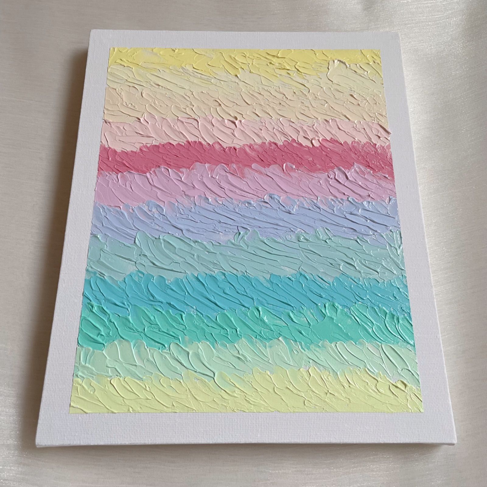 ソフトパステル水彩画 女性の肖像 多色使いアートインテリア ソフトパステル水彩画 女性の肖像 多色使いアートインテリア