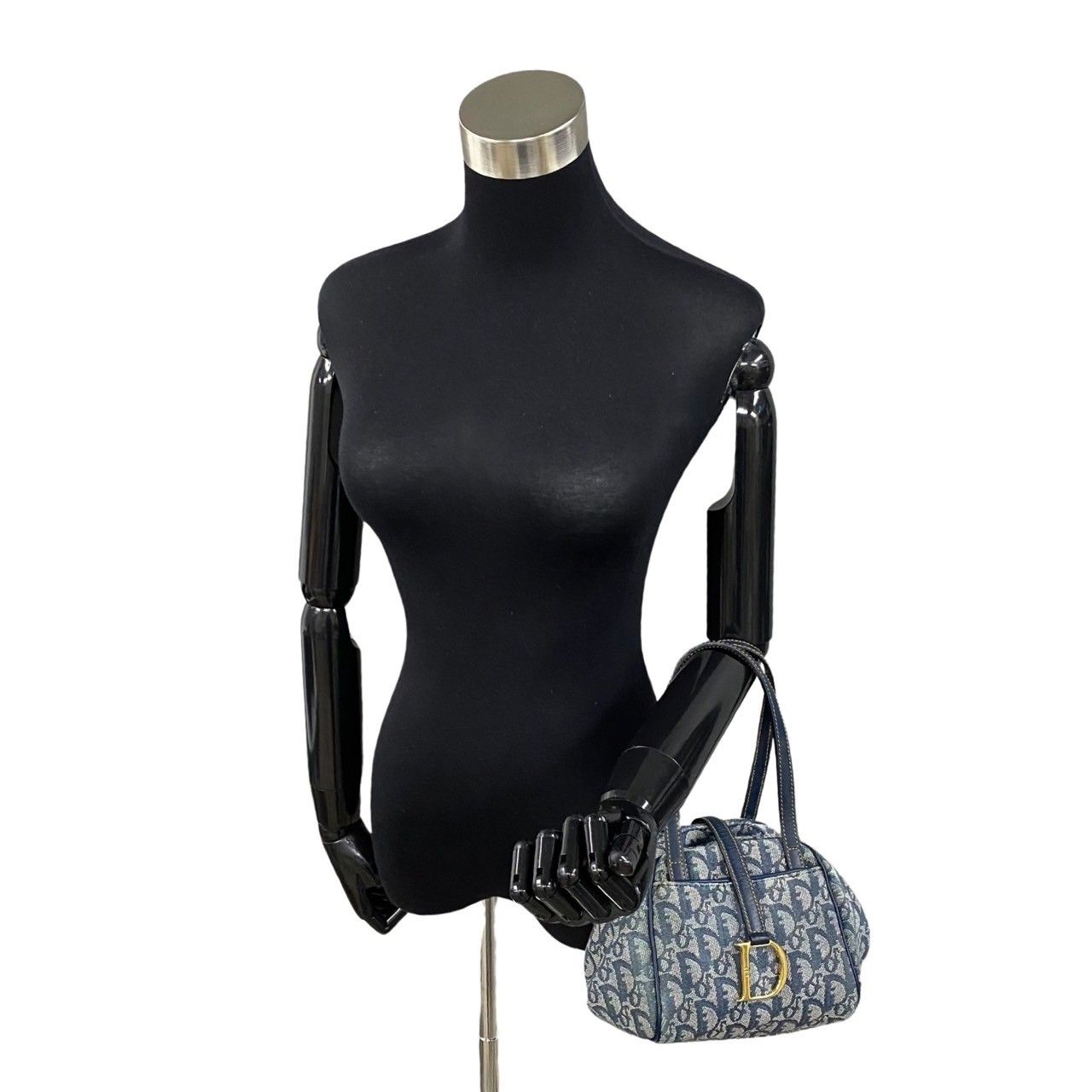 極 美品 Christian Dior ディオール トロッター D ロゴ 金具 レザー 本