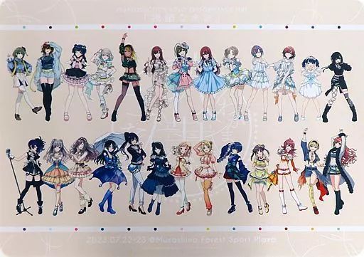 中古】卓上マット 集合 公式ラバーマット 「アイドルマスター