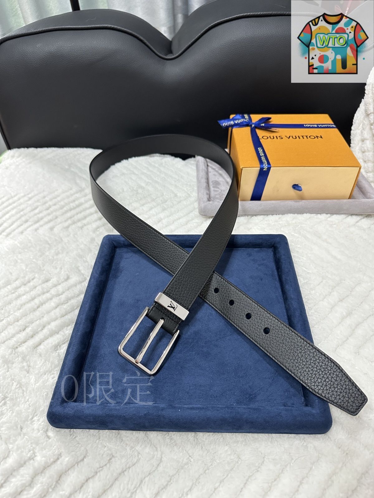 Louis Vuitton レザー ベルト ベルト・LV ディメンション 40MM リバーシブル モノグラム