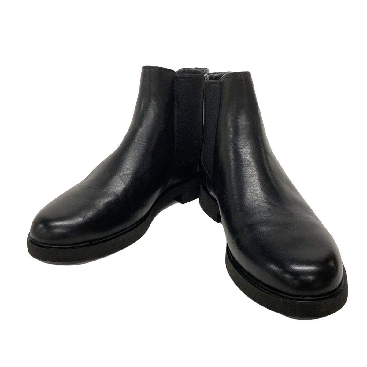 CAMPER カンペール ショートブーツ 37 レディース - 黒 サイドゴア レザー