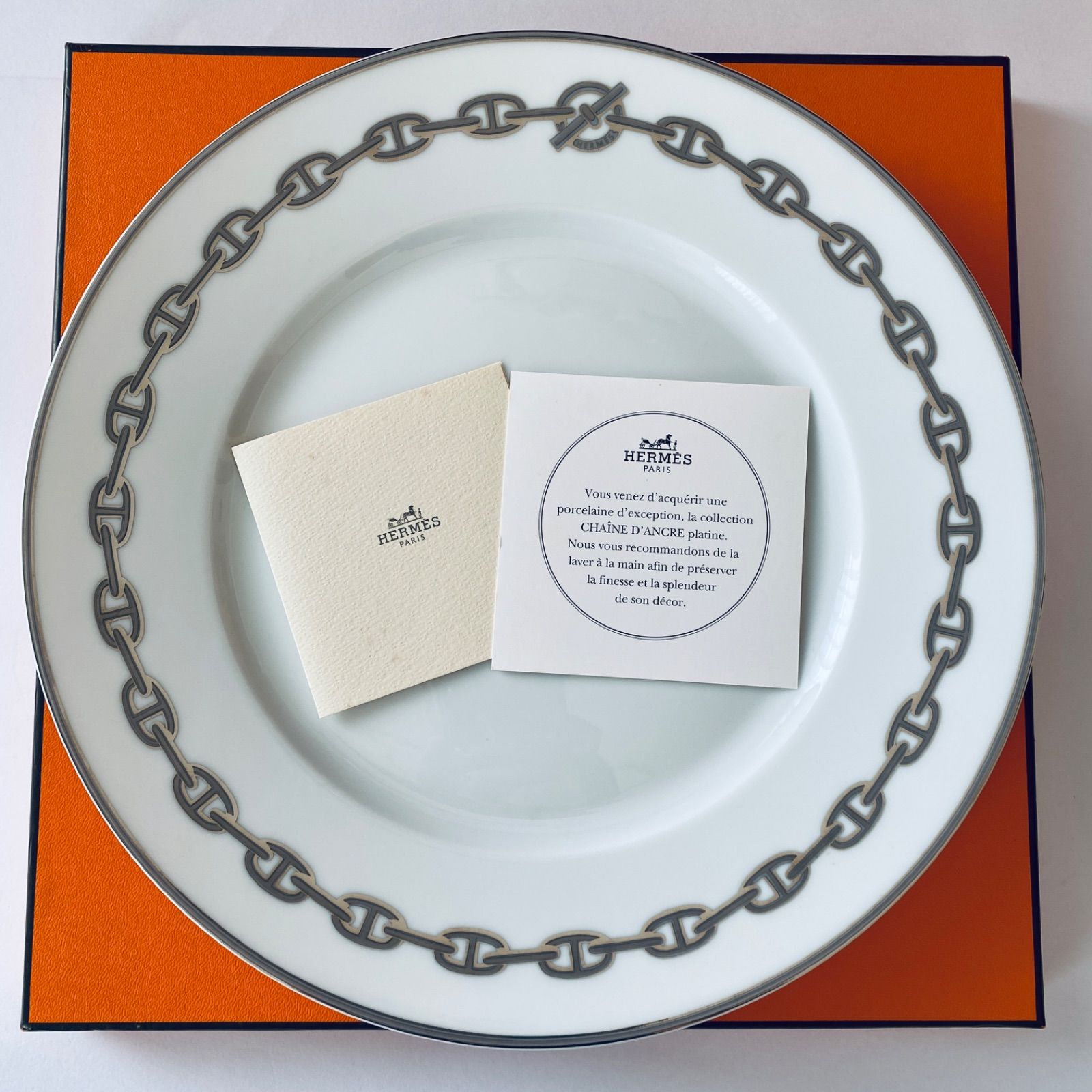 HERMES エルメスシェーヌダンクル プレート