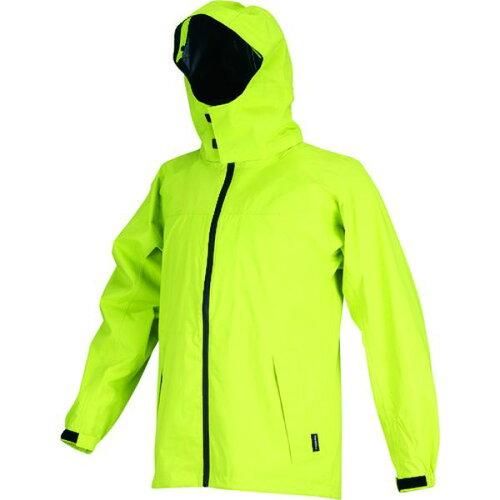 2営業日で発送 TRUSCO トラスコ中山 フードが回るストレッチレインスーツ ツバつき ライム S NRSR-LM-S 1着