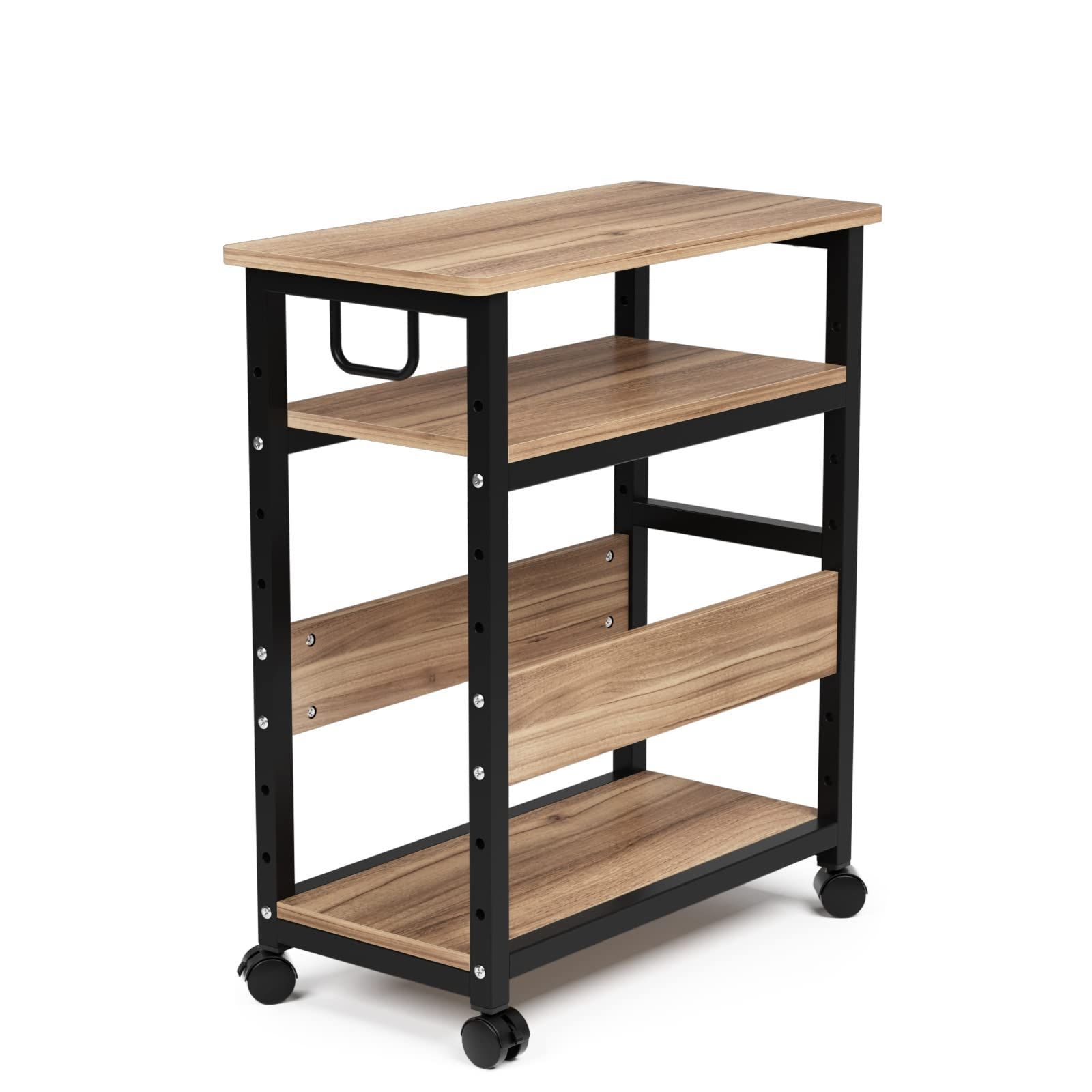 商品 パソコンワゴン 幅60cm 奥行30cm DEWEL 高さ70cm HT833