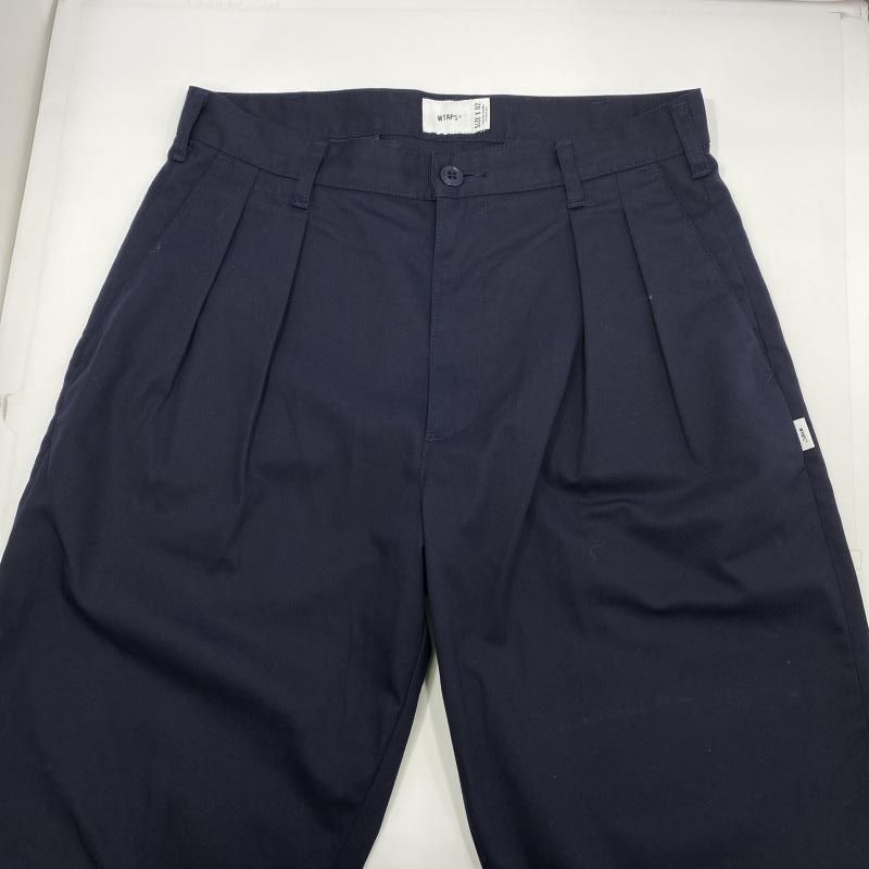 メンズ 【】W)TAPS 24aw TRDT1803 TROUSERS CTPL.TWILL ネイビー
