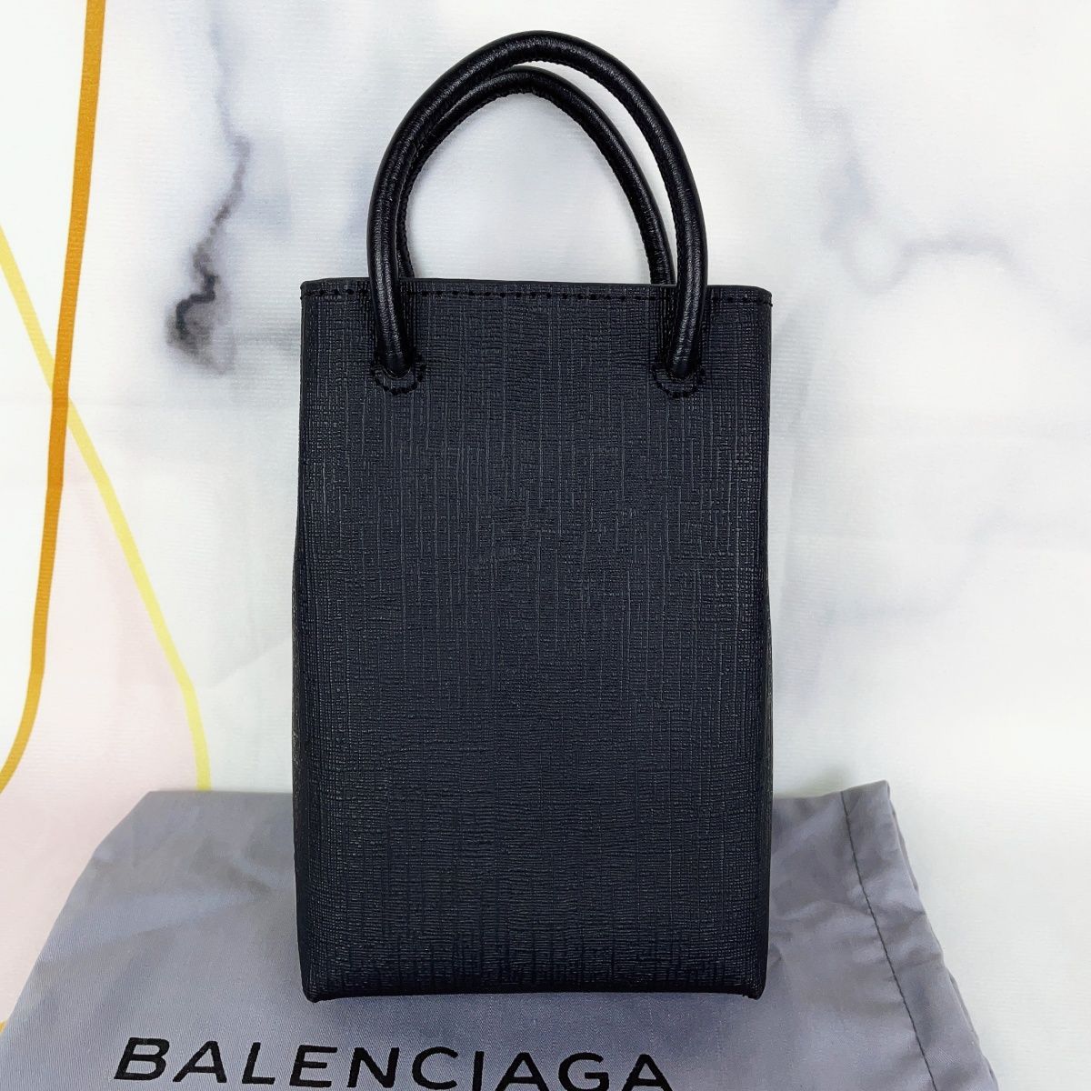 新品未使用 balenciaga バレンシアガ ショッピングバッグ フォンポーチ ...