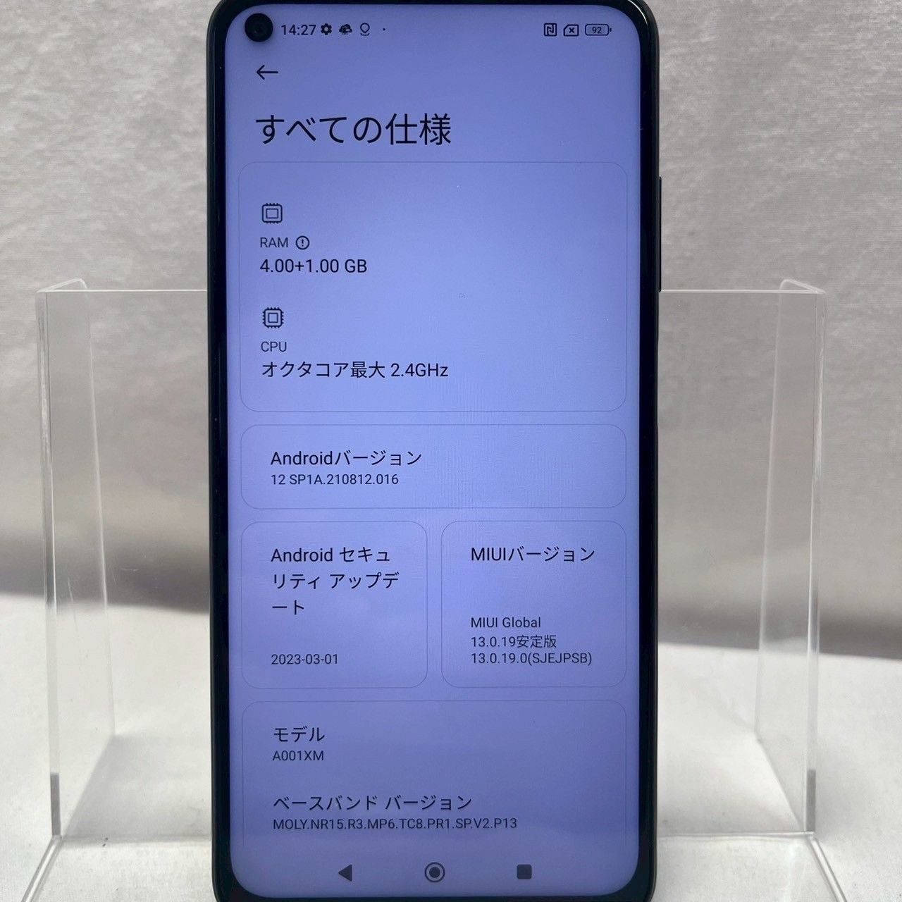 動作良好】Redmi/Note/9T/64GB/ブラック/本体のみ/ソフトバンク版/No