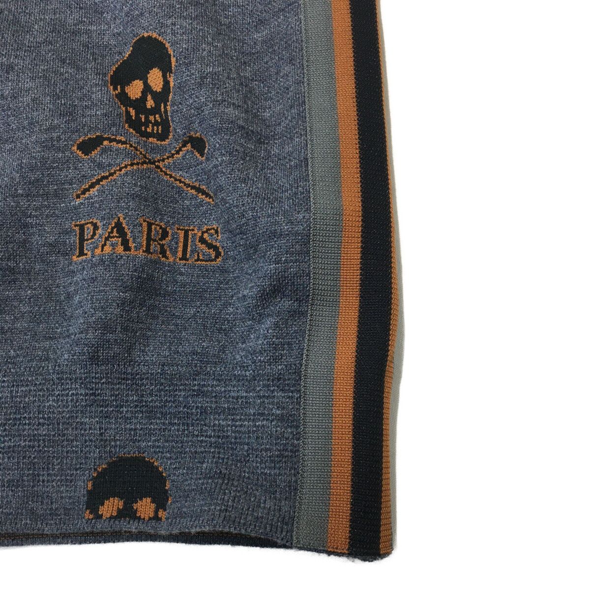 美品✨マークアンドロナ スカル ニットベスト S ゴルフ MARK&LONA