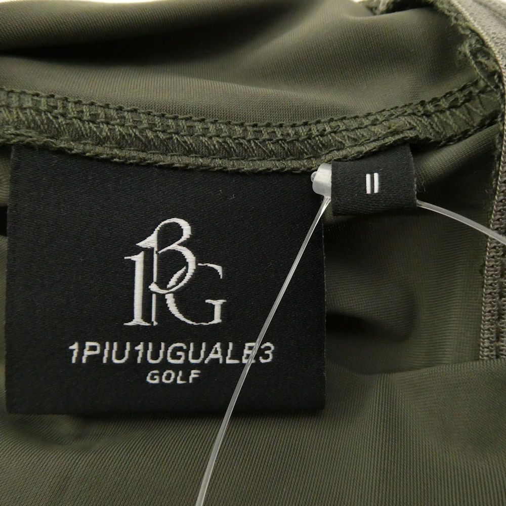 美品 1PIU1UGUALE3 ウノピュウノウグァーレトレ GST189 NO SLEEVE MOCK モックネック トップス II M ナイロン 他 ゴルフ ノースリーブ レディース HM768A90 美品 1PIU1UGUALE3 ウノピュウノウグァーレトレ GST189 NO