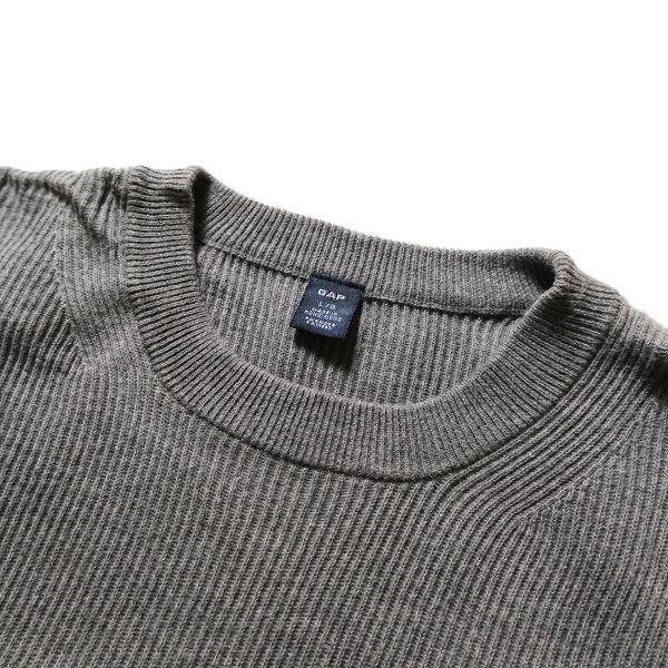 00's ギャップ GAP チェスト ボーダー リブ編み コットン T 00's ギャップ GAP チェスト ボーダー リブ編み コットン T