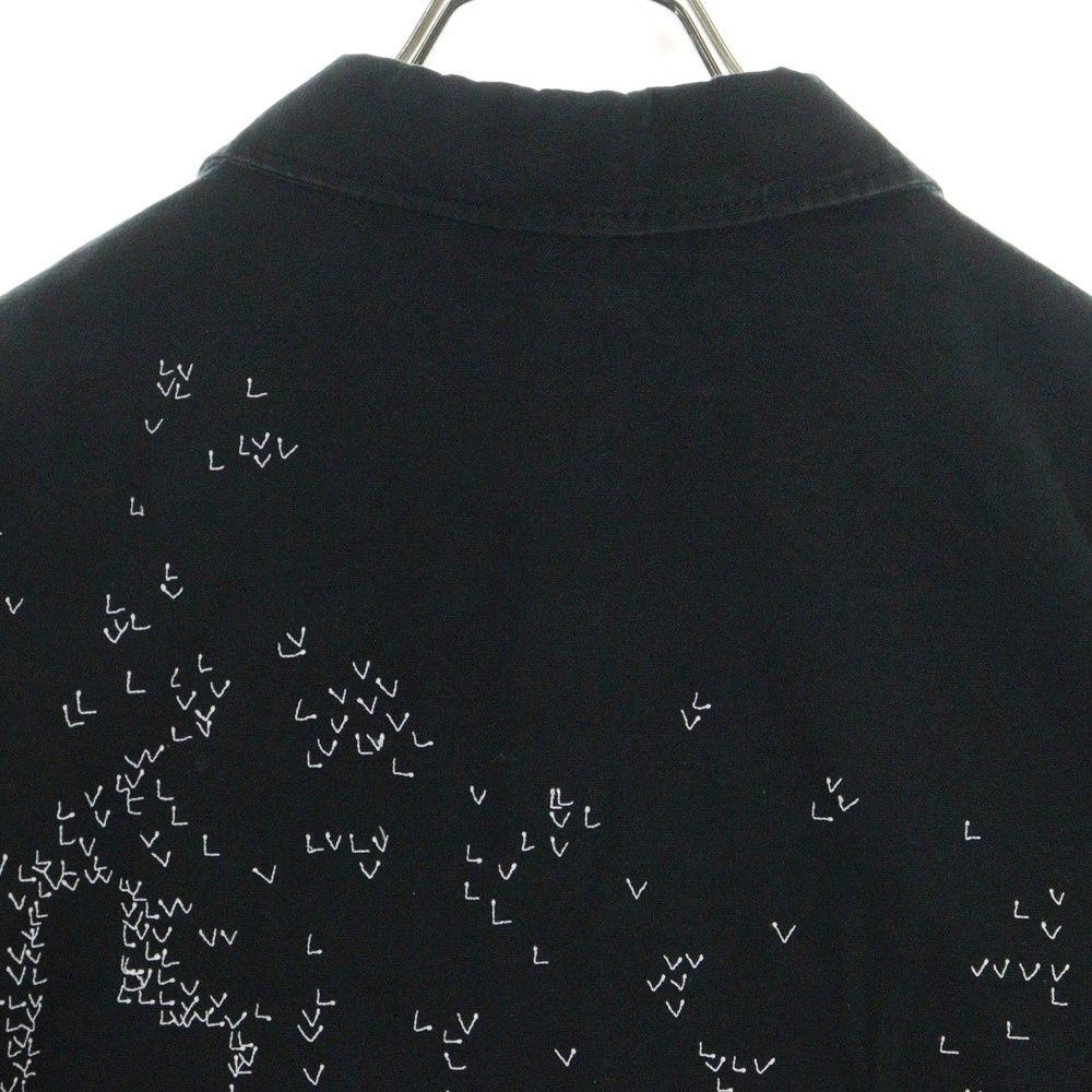 ルイヴィトン LVスプレッド テクニカルオーバーシャツ ロゴ刺繍 ジャケット