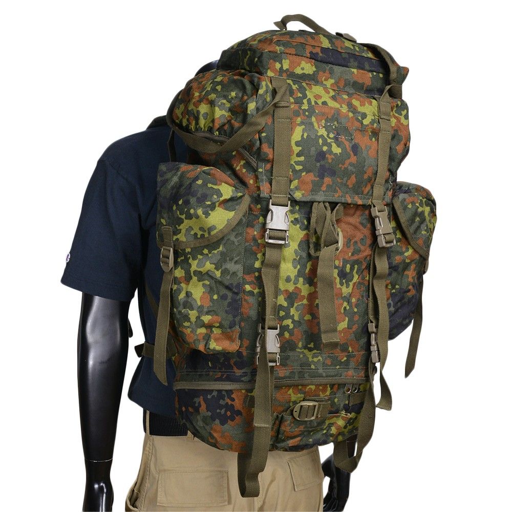 BE バックパック Alpin110 フレックターン迷彩 65L フレームあり