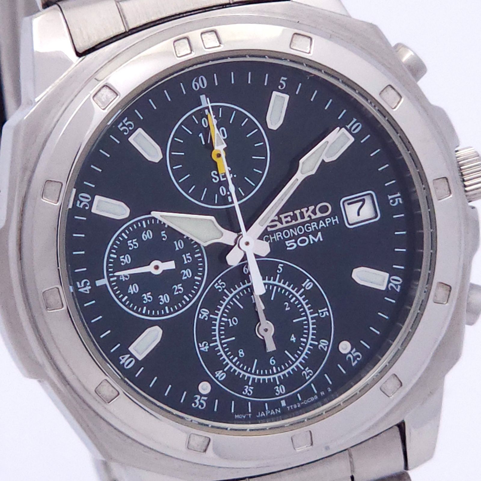 SEIKO セイコー クロノグラフ 7T92-0CA0 QZ 動作品 - メルカリ
