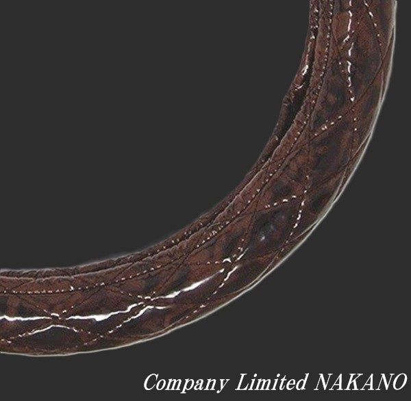 トラック用 ハンドルカバー シングルダイヤキルト チンチラ ブラウン ビニール付 2HS 2L