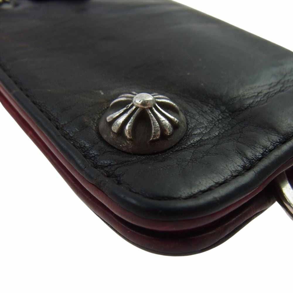 CHROME HEARTS クロムハーツ（原本無） キーケース KEY CASE クロスボール ボタン キーケース ブラック系【中古】