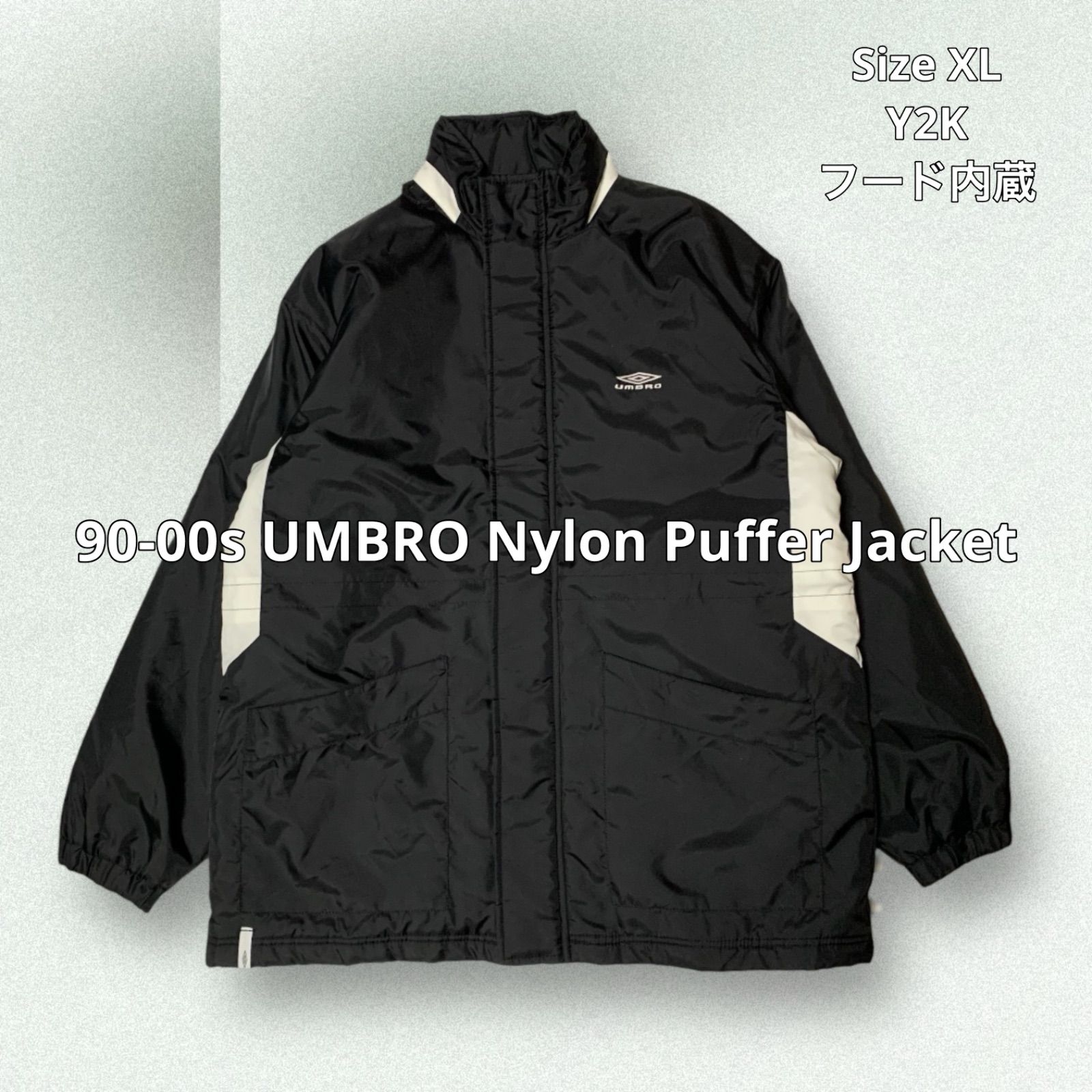 90-00s UMBRO Nylon Puffer Jacket アンブロ 中綿ナイロン