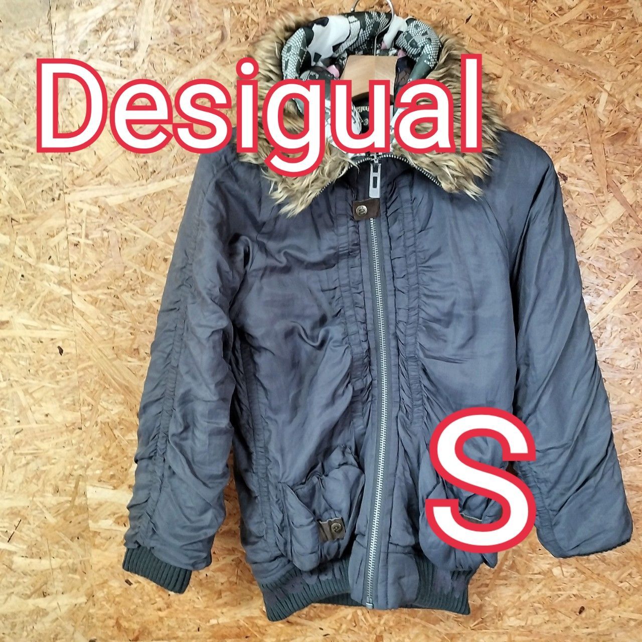 Desigual デシグアル ジャケット コート ファージャケット ジャンバー