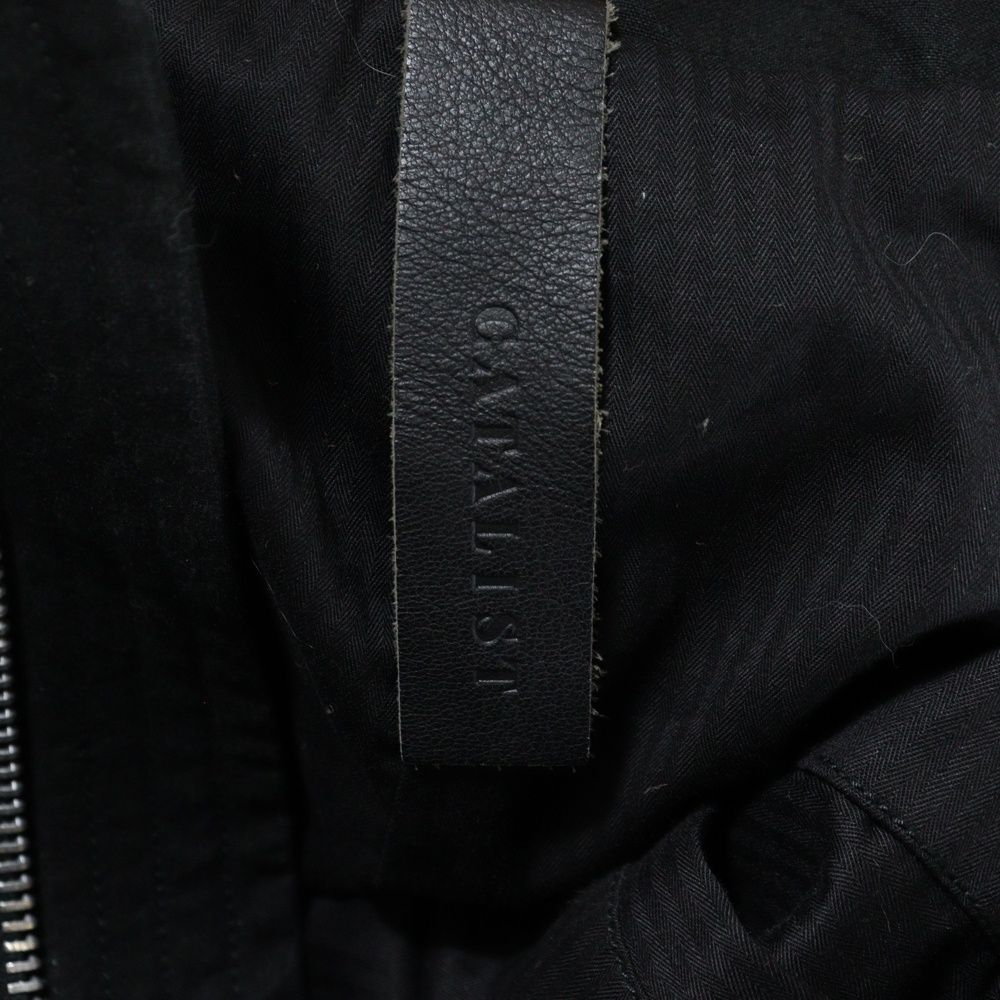 cvtvlist カタリスト 21AW マルチポケット ジップアップMA-1 ミリタリージャケット ブラック KANDAIZUMI_COM