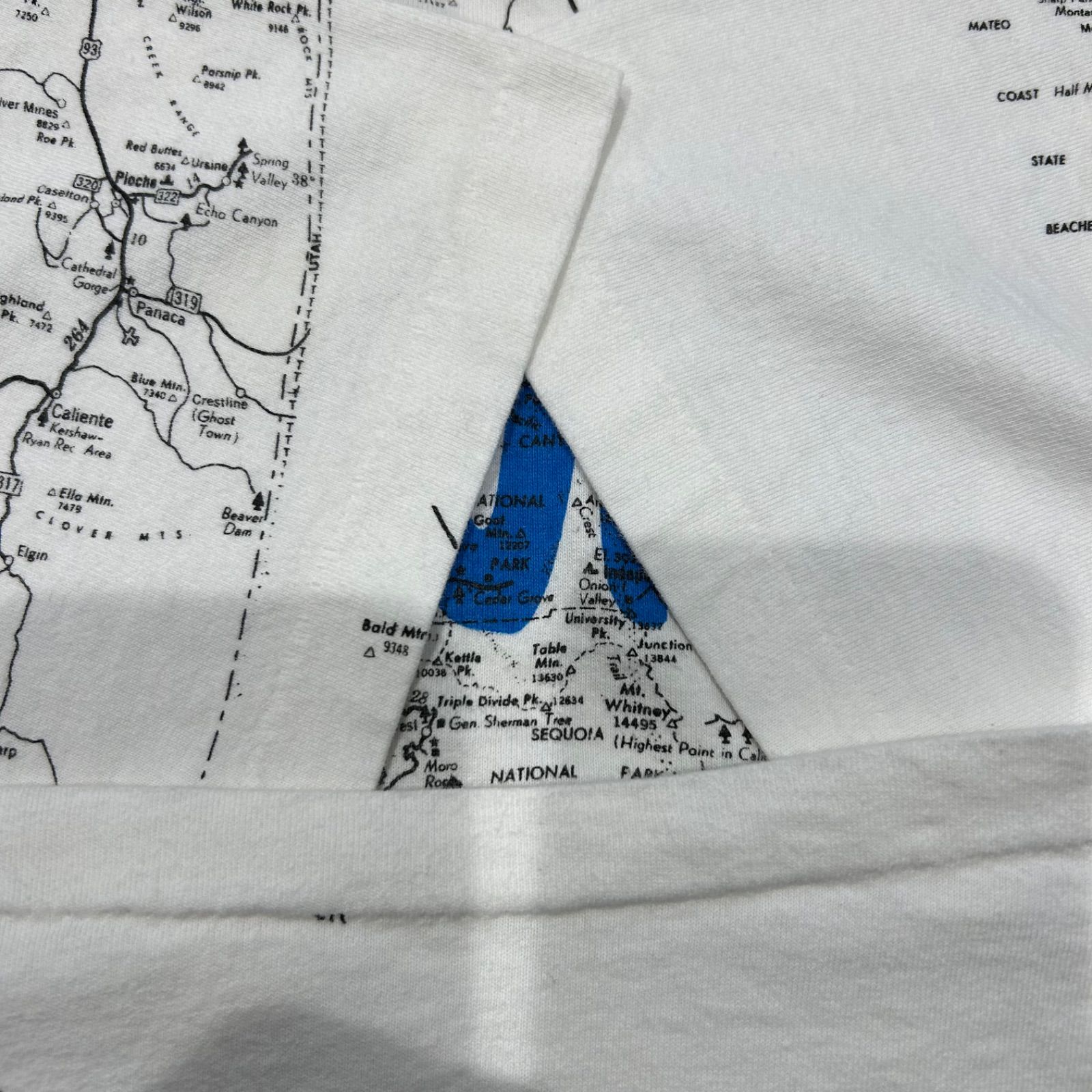 90s Allsport CALIFORNIA カルフォルニア地図 総柄Tシャツ AOP オール