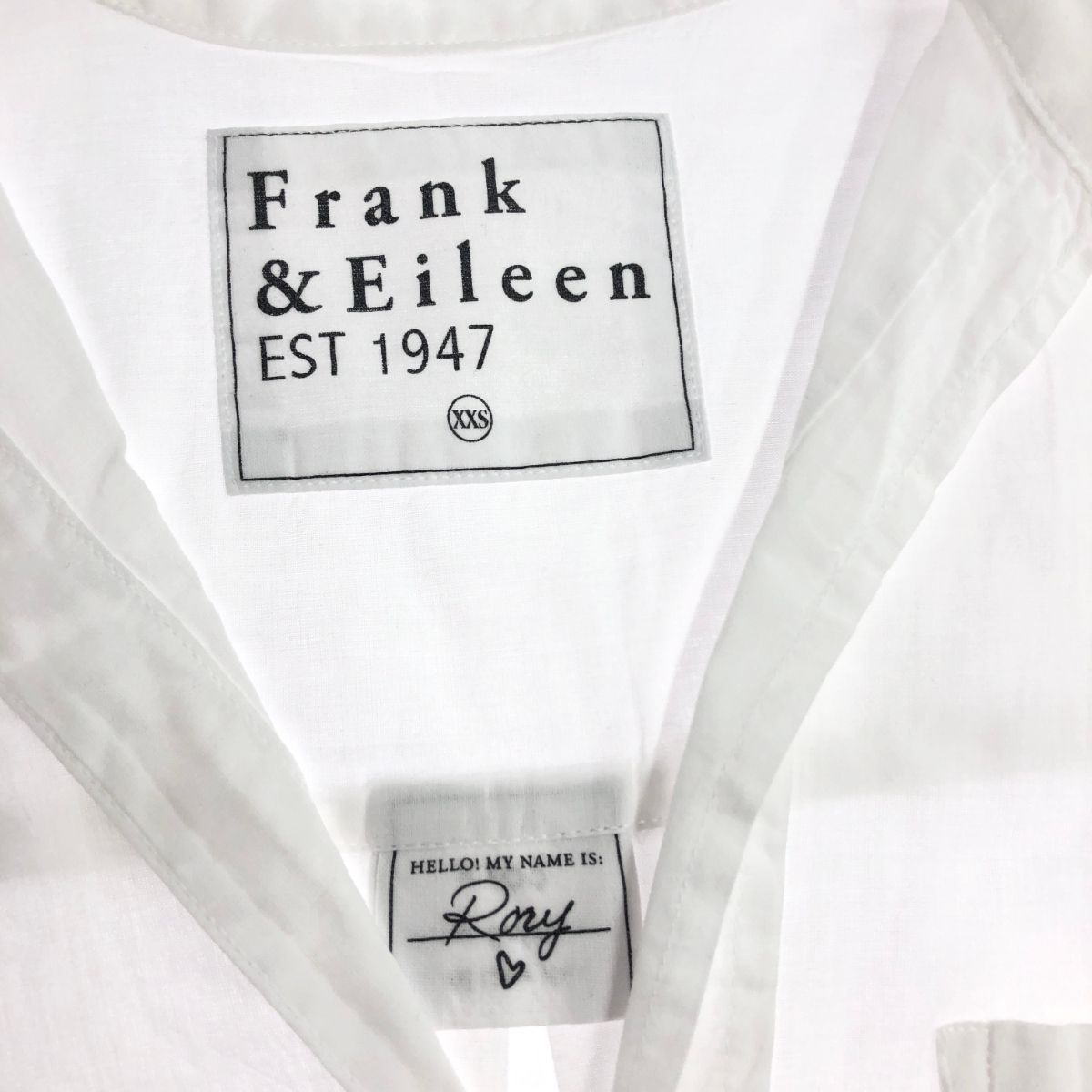 Frank&Eileen フランク＆アイリーン シャツワンピース サイズ:XXS RORY