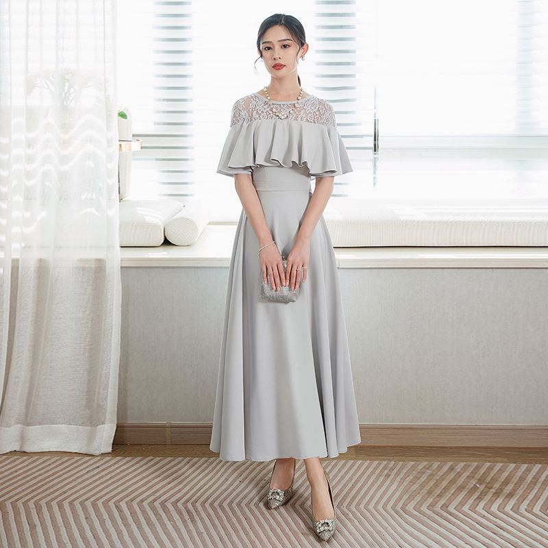 パーティードレス 結婚式 ワンピース レース ロング　二次会 披露宴 お呼ばれ 楽天市場】ワンピース きれいめ 結婚式 ドレス オケージョン