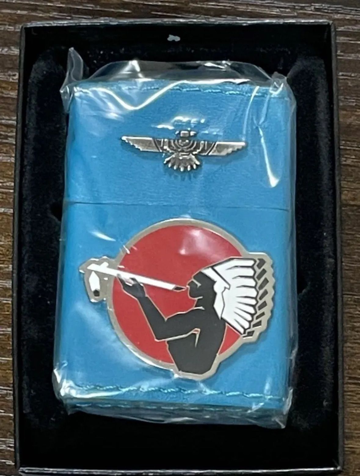 zippo アメリカンスピリット 本革 立体メタル 品 特殊加工品 ターコイズ 2018年製 NATURAL AMERICAN SPIRIT 懸賞品 デットストック ケース 保証書