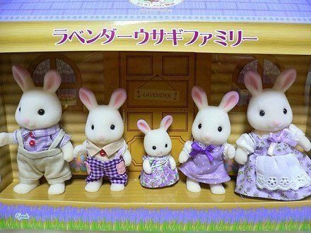 Families シルバニアファミリー Sylvanian ラベンダーウサギファミリー