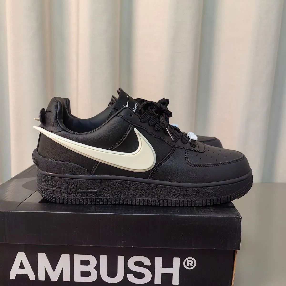 新品未使用 スニーカー AMBUSH × Nike Air Force 1 Low Black アン 