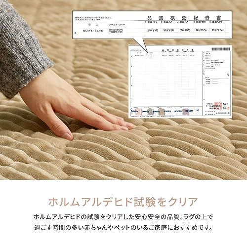 ダスティピンク_約130×190cm 萩原 ラグ ホットカーペットカバー ダスティピンク 約130×190cm 「ショコラ」 洗える 無地  モロッカン|mercariメルカリ官方指定廠商|Bibian比比昂代買代購