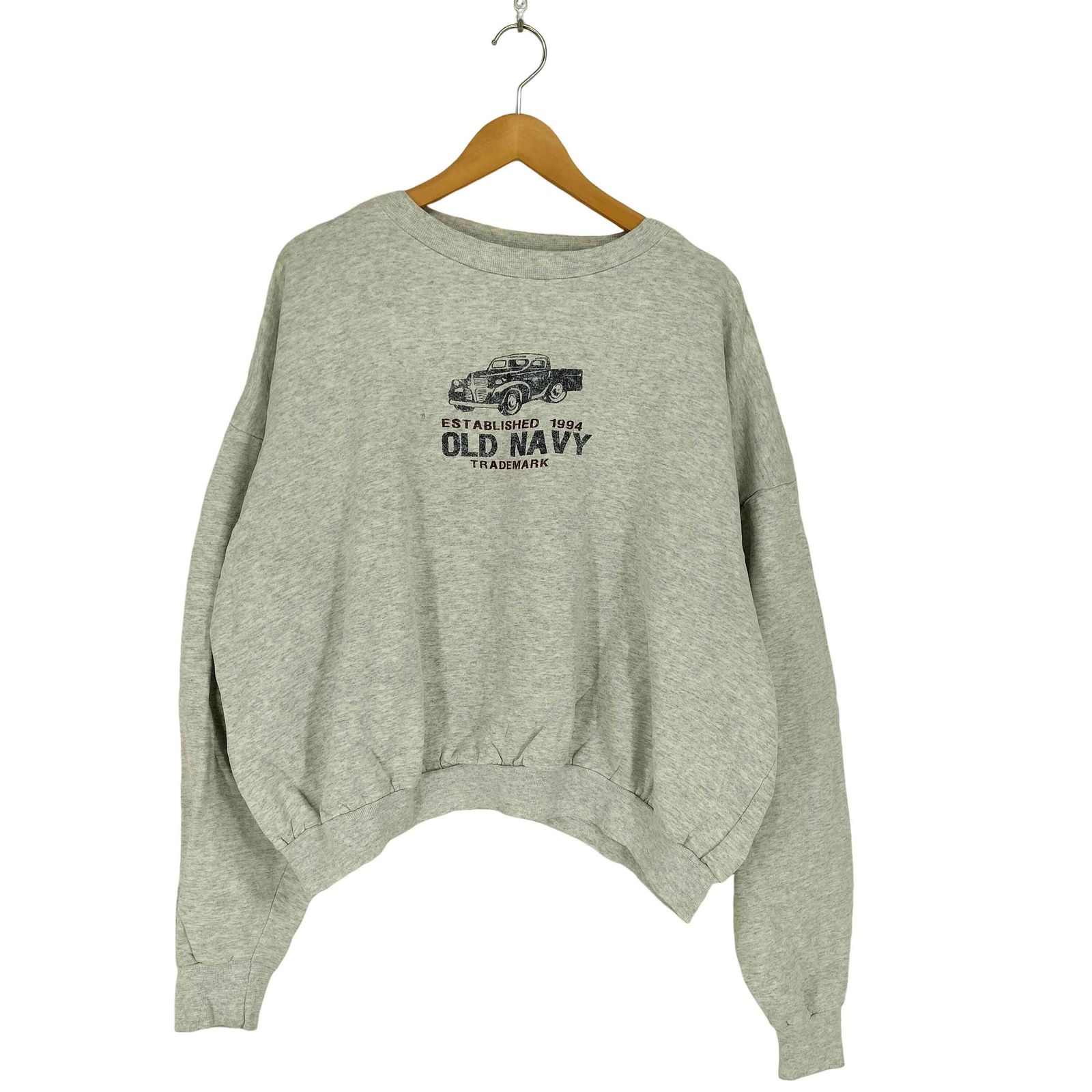 オールドネイビー OLD NAVY 90S~ プリントワイドスウェット MADE IN USA メンズ  XL