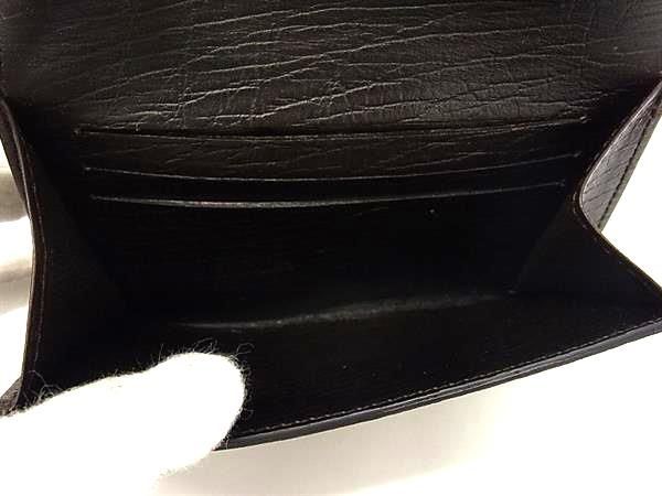 □美品□ GUCCI グッチ 115052 2888 GGスプリーム PVC×レザー 二