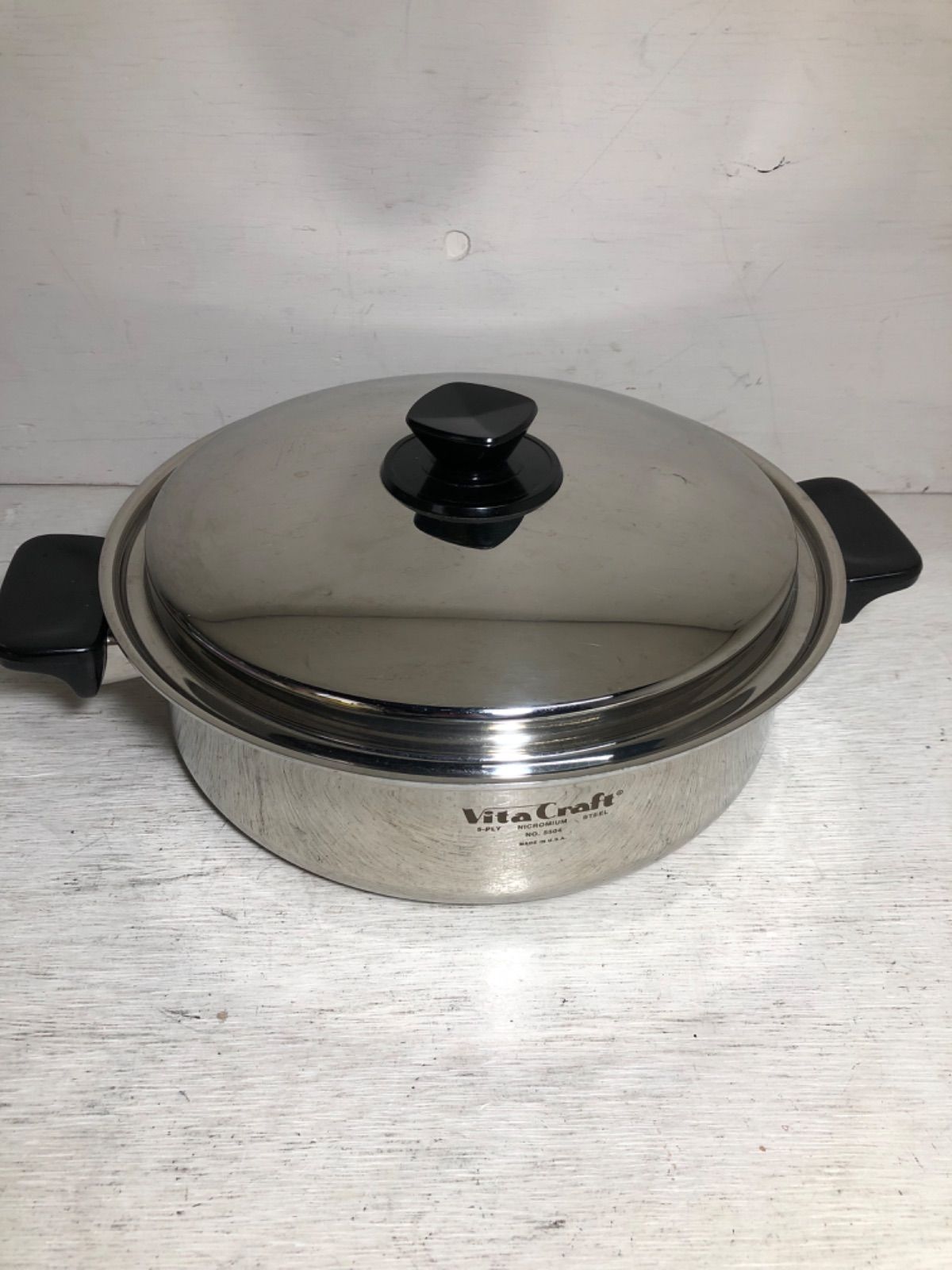 VitaCraft ビタクラフト 両手鍋 No.5504 【管4016X】