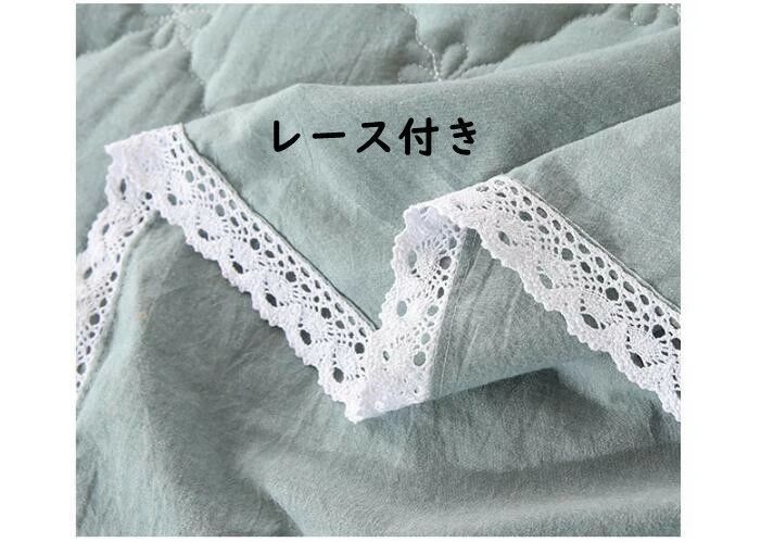 送料無料 ベッドスカート 中綿 コットン 綿100％ 洗いざらし 柔らかい キング ダブル レース付き シングル セミダブル きれいめ 優雅 エレ上品 WWW_KANDAIZUMI_COM