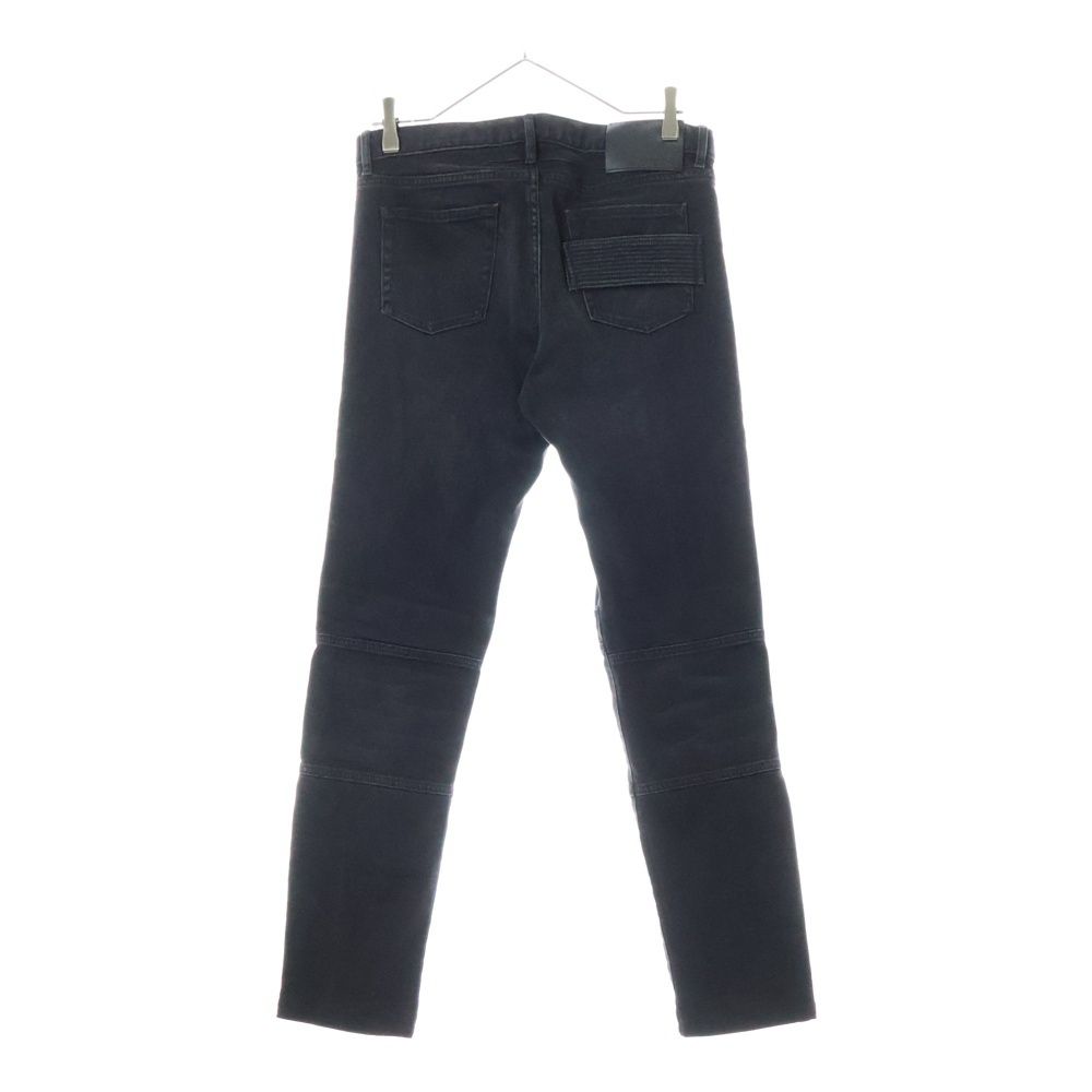 GIVENCHY (ジバンシィ) ZIPPER BIKER BLACK JEANS ジッパー