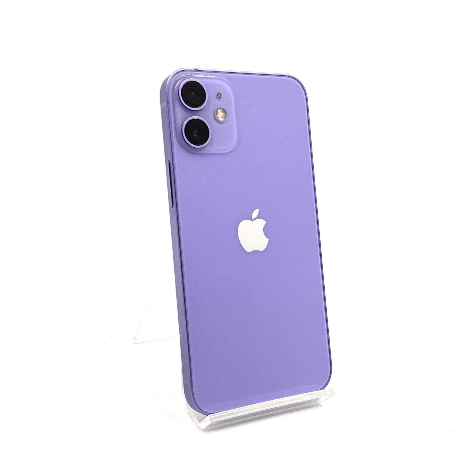 【全額返金保証】【最速発送】Apple iPhone 12 mini 256GB パープル docomo 動作確認済 74% 白ロム