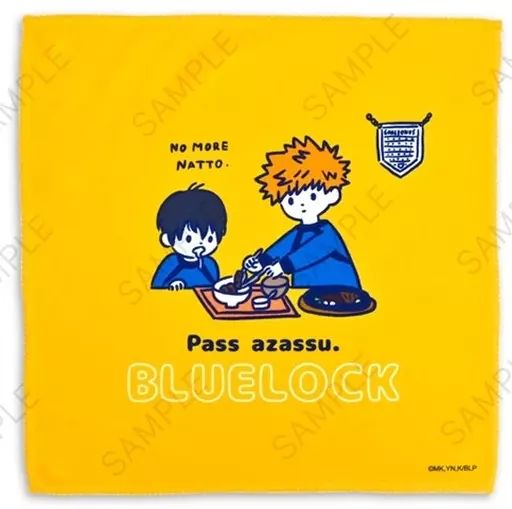 中古】タオル・手ぬぐい 潔世一＆國神錬介 ビィズニィズ ハンドタオル