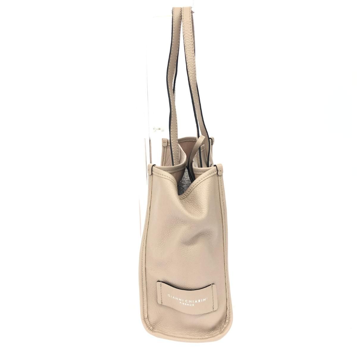 SALE♡GIANNI CHIARINI ベージュトートバッグ GIANNI CHIARINI ジャンニキアリーニ トートバッグ レザー