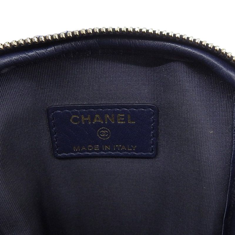 シャネル CHANEL クルーズライン チェーンポシェット ショルダーバッグ スマホショルダー デニム ブルー 29番台 中古 新入荷 CH1038 CHANEL（シャネル） クルーズライン チェーンポシェット ショルダー