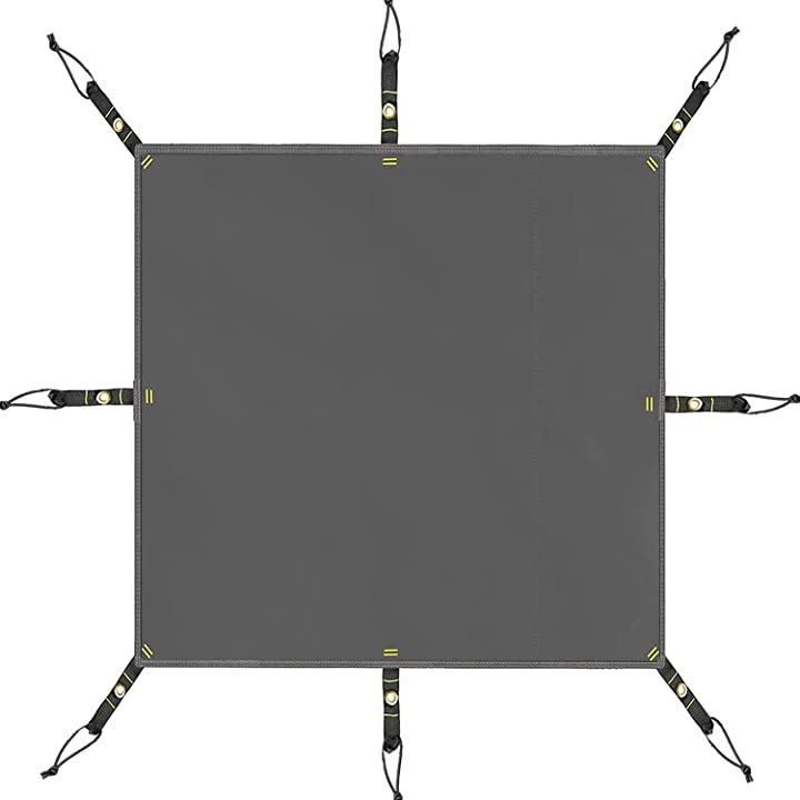Farfly Tent Sheets, Waterproof, Water Resistant, 3000mm Ground Sheets, Thick Oxford Fabric, Outdoor Camping, Mountaineering, 6 Grommets & Storage Bags Included, 210x210cm (210x210cm)