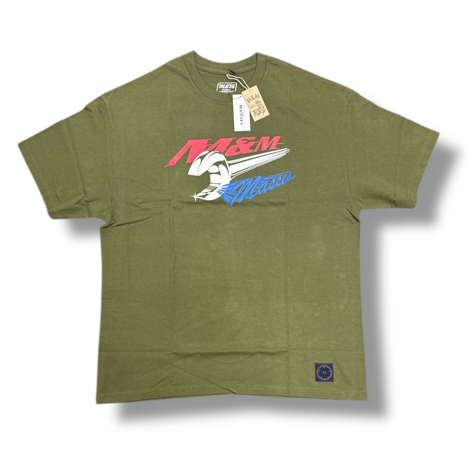 参考上代12100円 未使用品 MASSES × M&M WRENCH T-SHIRT レンチTシャツ 