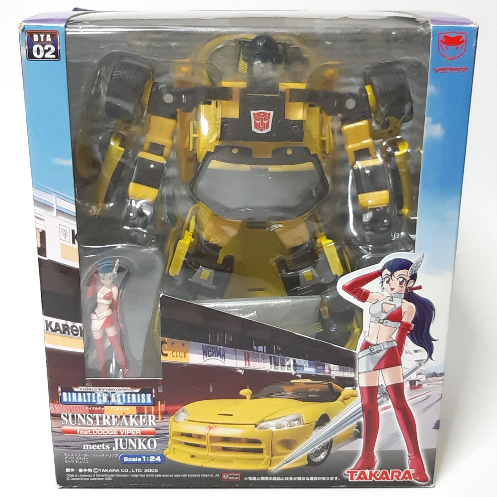 トランスフォーマ バイナルテック 7号 旧タカラ バイナルテック アスタリスク サンストリーカー meets